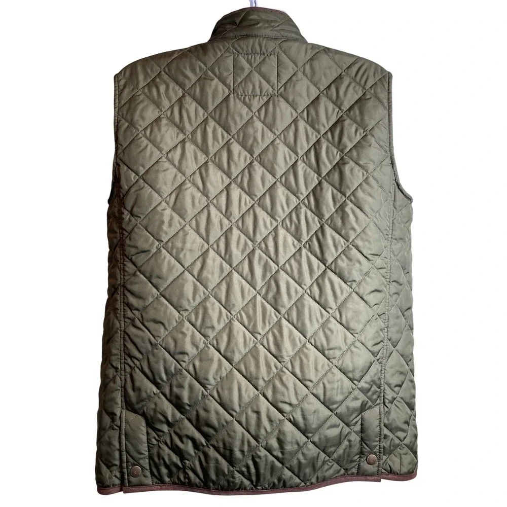 Wellington of Bilmore Men's Quilted Vest Size 52 XL Olive Green Old Money Gentry